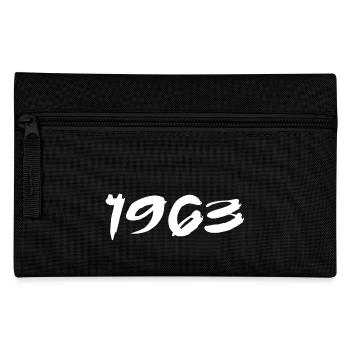 1963 Geschenk 62. Jubiläum 1963 Retro 1963 - Federtasche - Schwarz - Vorne
