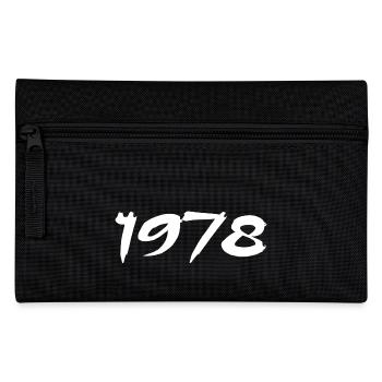1978 47th Anniversary Gift 1978 Retro 1978 - Pencil Case - black - Front
