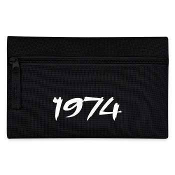 1974 51st Anniversary Gift 1974 Retro 1974 - Pencil Case - black - Front