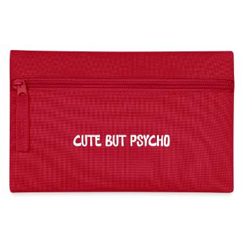 Mignon mais psychopathe – Faute de frappe dans l’affirmation - Trousse - rouge - Devant