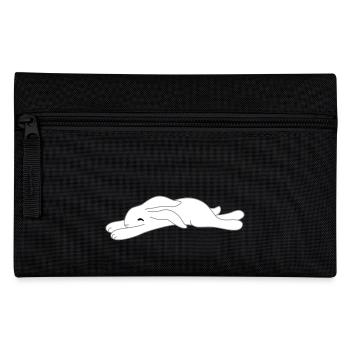 müdes Häschen - Federtasche - Schwarz - Vorne