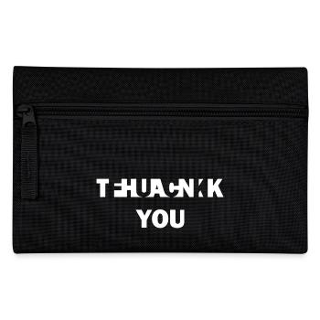 Fuck Thank You - Federtasche - Schwarz - Vorne