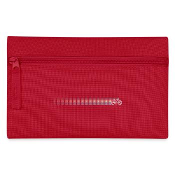 Gradient Barcode Sunset - Pencil Case - red - Front