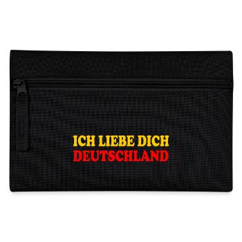 ich liebe dich deutschland - Federtasche - Schwarz - Vorne
