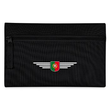 I Love Portugal, conception de tenue de t-shirt - Trousse - noir - Devant
