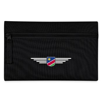 Namibia T-Shirt für Fans und Reisende - Federtasche - Schwarz - Vorne