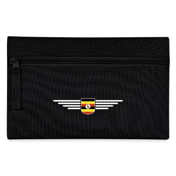 Uganda T-Shirt for Explorers - Pencil Case - black - Front