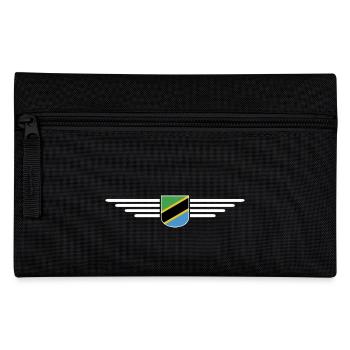 Tansania T-Shirt für echte Fans - Federtasche - Schwarz - Vorne