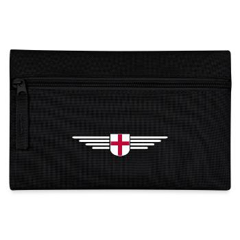 England Fan T-Shirt Design - Pencil Case - black - Front