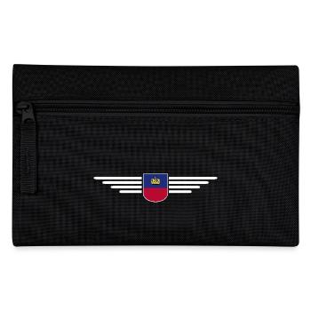 Liechtenstein T-Shirt Design für Fans - Federtasche - Schwarz - Vorne