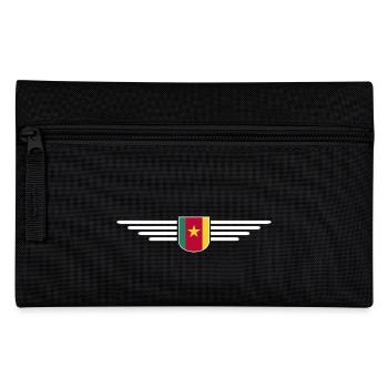 Kamerun Design – Stolz und Vielfalt - Federtasche - Schwarz - Vorne