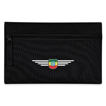 Ethiopia Design – Pride and Culture - Pencil Case - black - Front
