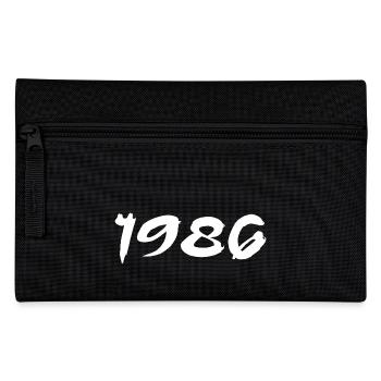 1986 Gift 39th Anniversary 1986 Retro 1986 - Pencil Case - black - Front