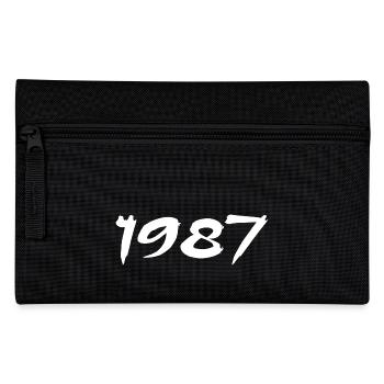 1987 Geschenk zum 38-jährigen Jubiläum 1987 Retro 1987 - Federtasche - Schwarz - Vorne