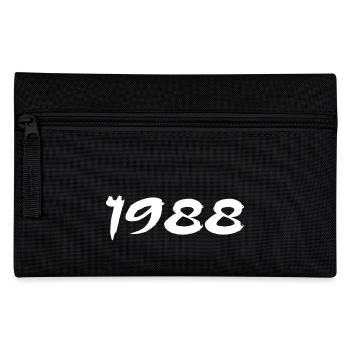1988 37th Anniversary Gift 1988 Retro 1988 - Pencil Case - black - Front
