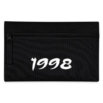 1998 27th Anniversary Gift 1998 Retro 1998 - Pencil Case - black - Front