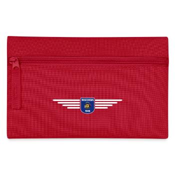 Wisconsin Fan Shirt – Nature & Pride - Pencil Case - red - Front