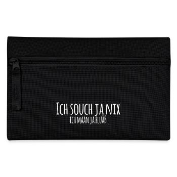 Ich souch ja nix - Federtasche - Schwarz - Vorne