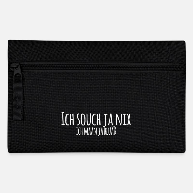 Ich souch ja nix - Federtasche - Schwarz
