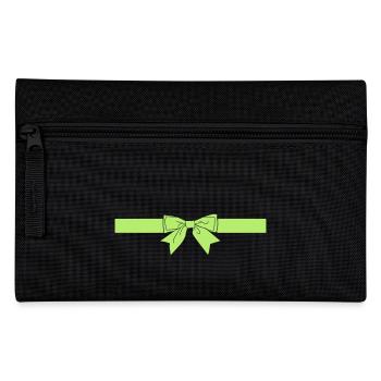 Schleife - Federtasche - Schwarz - Vorne