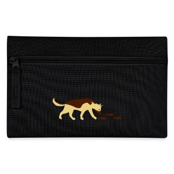 Mantrailer Shepherd vector - Pencil Case - black - Front
