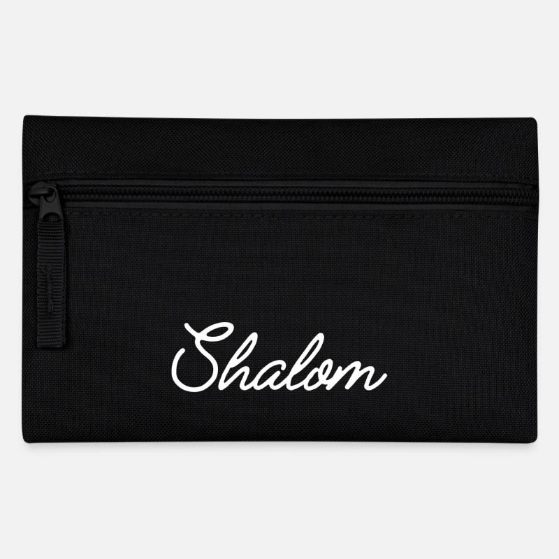 Shalom - Federtasche - Schwarz