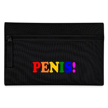 Penis - cock - dick - schwanz - Federtasche - Schwarz - Vorne