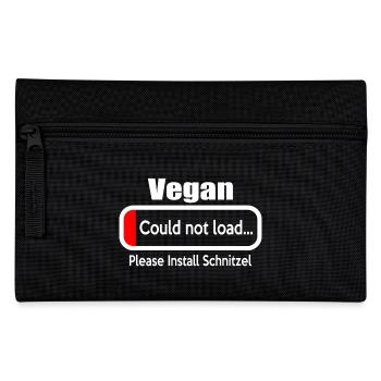 Vegan Error - Federtasche - Schwarz - Vorne