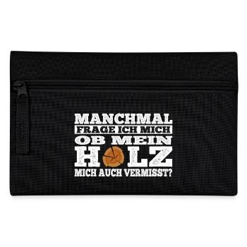 Wood - missing - Pencil Case - black - Front