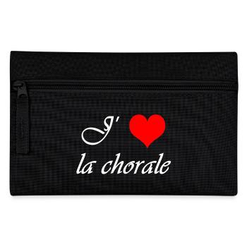 J'AIME LA CHORALE - Trousse - noir - Devant