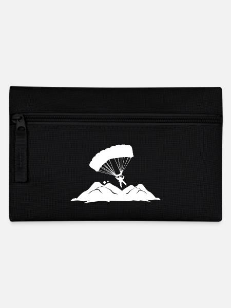 Paragliding Paragliding Paraglider hobby - Pencil Case - black