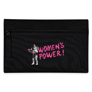 FRAUENPOWER! - Internationaler Frauentag - Federtasche - Schwarz - Vorne