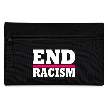 End Racism - Federtasche - Schwarz - Vorne