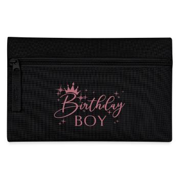 Birthday Boy - Geburtstagsparty Geschenk für Kinder Jungen - Federtasche - Schwarz - Vorne