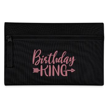 Birthday King - Cooles Geburtstagsparty-Geschenk für Männer - Federtasche - Schwarz - Vorne
