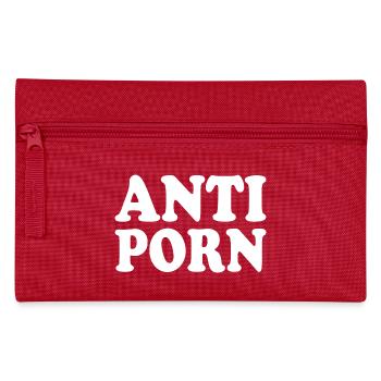 Anti porno - Trousse - rouge - Devant