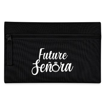 Future Señora Engagement Bridal Shower Wedding - Pencil Case - black - Front
