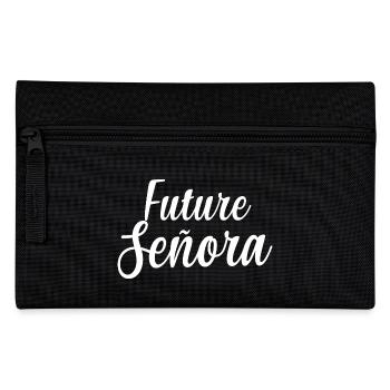 Future Señora Engagement Bridal Shower Wedding - Pencil Case - black - Front