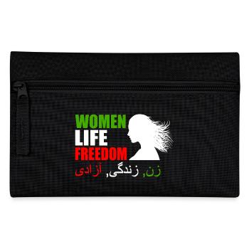 Women life freedom - Pencil Case - black - Front