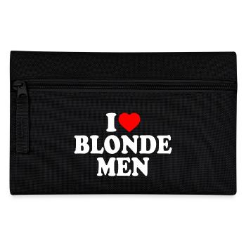 I love blonde men - Federtasche - Schwarz - Vorne