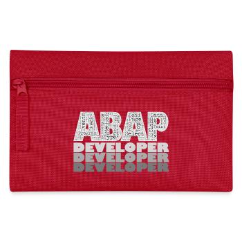 ABAP Developer - Federtasche - Rot - Vorne