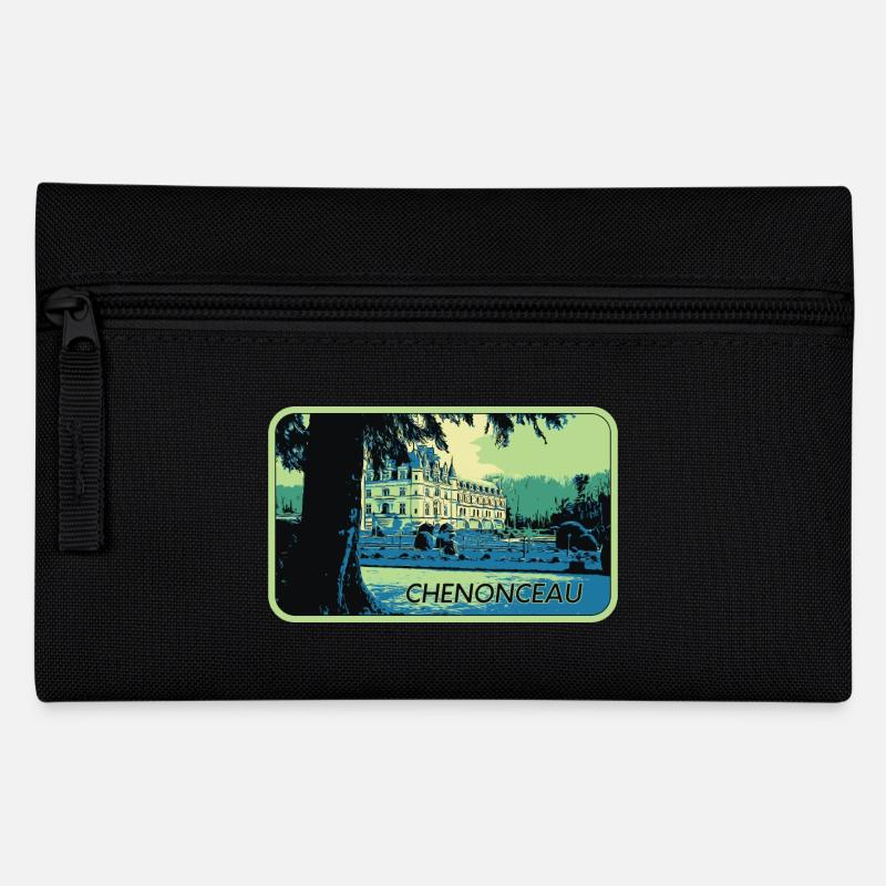 Vue Château de Chenonceau : Vallée de la Loire - Trousse - noir