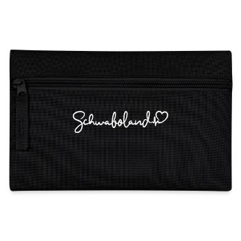 Schwaboland Herzschlag Schwabenländle Schwäbisch - Federtasche - Schwarz - Vorne