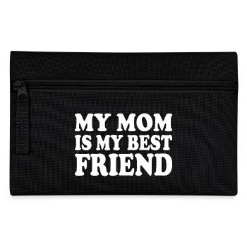 my mom is my best friend - Trousse - noir - Devant