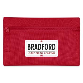 Bradford town sign - Pencil Case - red - Front