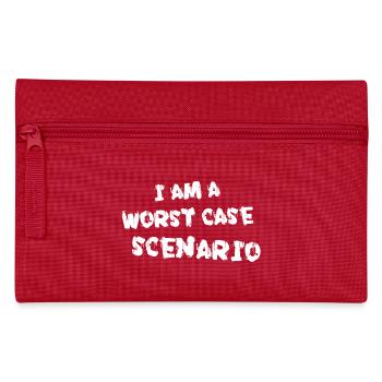 Je suis dans le pire des cas - Trousse - rouge - Devant