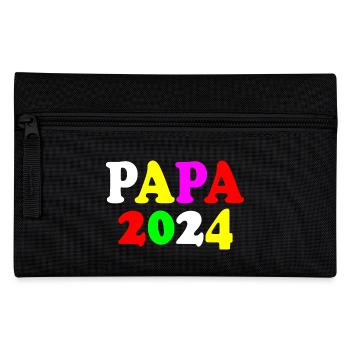 Papa 2024 - Federtasche - Schwarz - Vorne