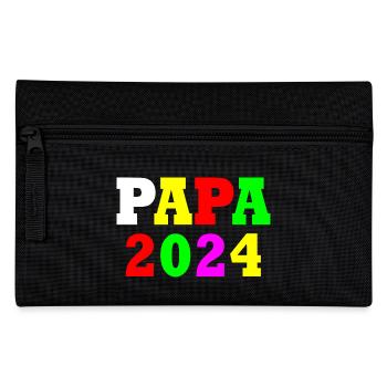 Papa 2024 - Federtasche - Schwarz - Vorne