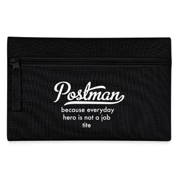 Postbote - Federtasche - Schwarz - Vorne