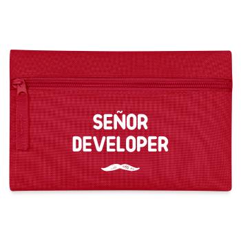 Señor Entwickler Humor - Federtasche - Rot - Vorne